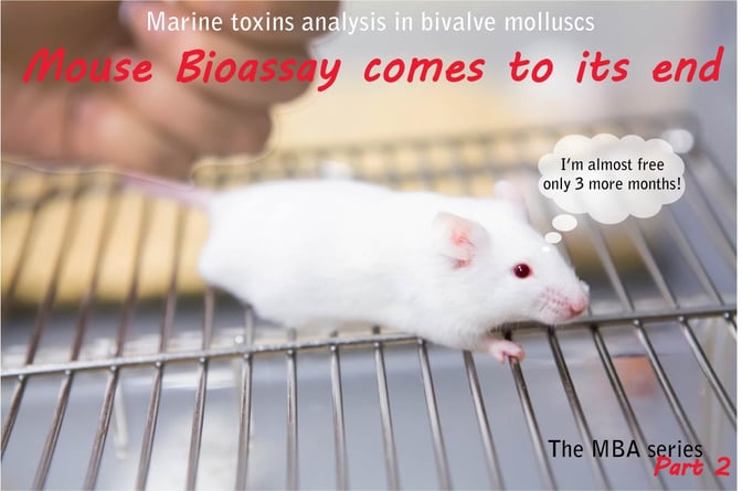 3 months left to stop mouse bioassay for determination of lipophilic marine toxins