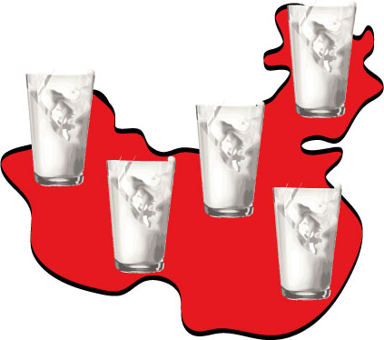 consumo leche china, leche china