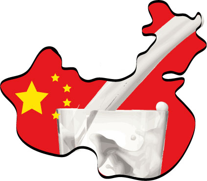 la industria lactea china, consumo leche china